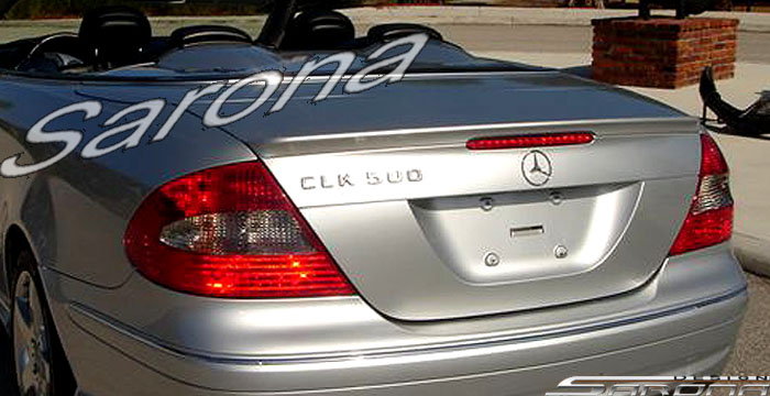 Custom Mercedes CLK  Convertible Trunk Wing (2003 - 2009) - $199.00 (Manufacturer Sarona, Part #MB-019-TW)